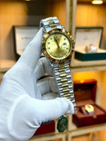 Rolex Two-Tone Stainless Steel Men's Watch – Heavyweight Automatic Style