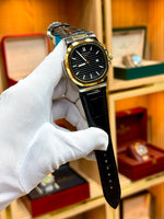 Patek Philippe Leather Strap Watch – Quartz Movement