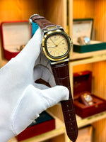 Patek Philippe Leather Strap Watch – Quartz Movement