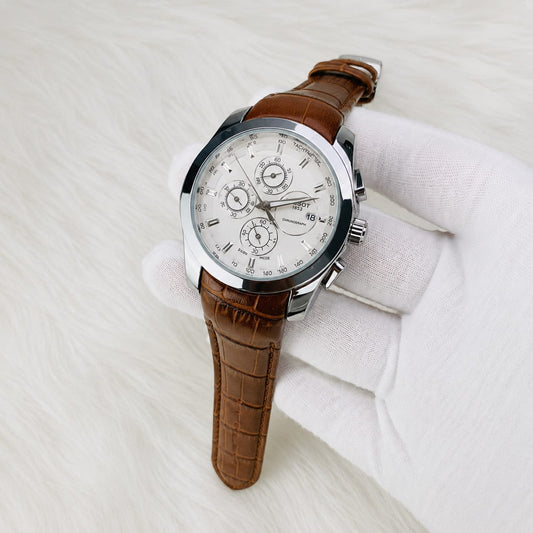 Tissot 1853 Chronograph Watch – Premium Leather Strap