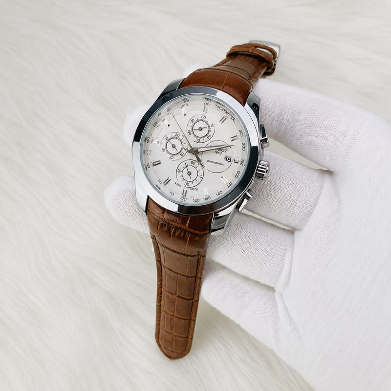 Tissot 1853 Chronograph Watch – Premium Leather Strap