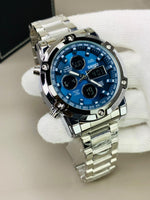 Skmei Original Digital Watch – Stainless Steel Chain & Brass Case