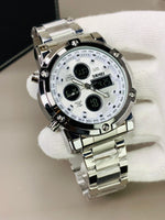 Skmei Original Digital Watch – Stainless Steel Chain & Brass Case