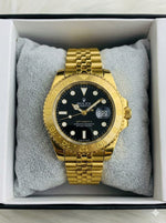Rolex GMT Watch – Stainless Steel Chain & Rotating Bezel